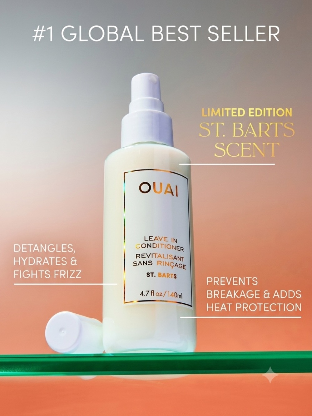 OUAI Saint Barts 3 Piece Season’s Greetings Limited Edition Set New In Box - Picture 4 of 9